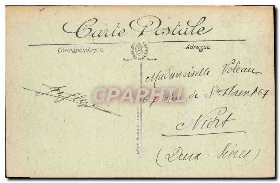 CPA Trouville La plage et la rue de paris — Rückseite