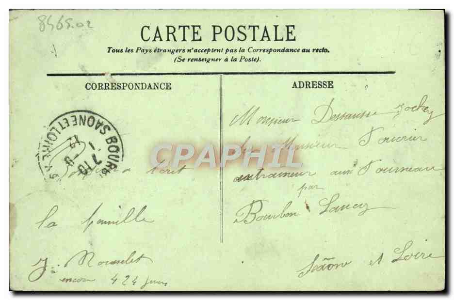 Trouville — La Plage — LL. — Reverso