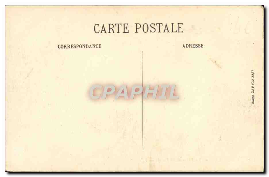 CPA Trouville La plage et les villas — Rückseite