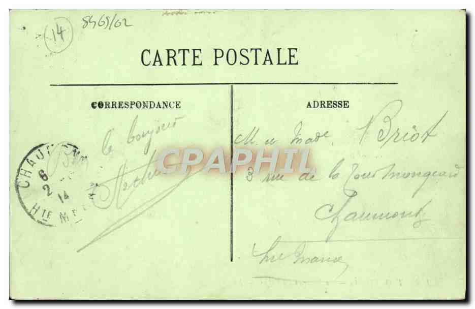 CPA Trouville La plage et les villas — Verso