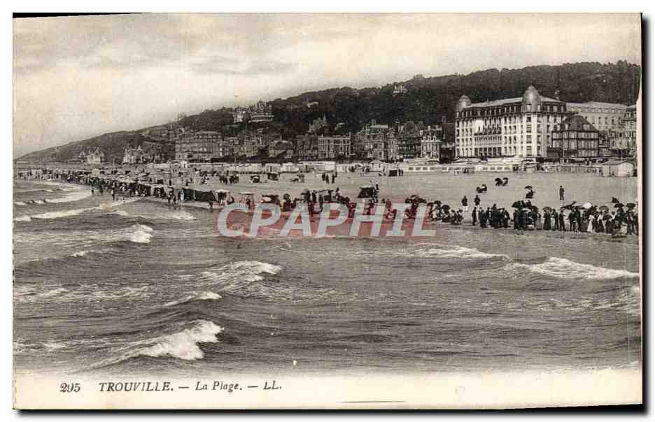 CPA Trouville la plage