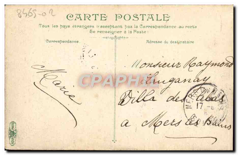 CPA Trouville Les planches devant l'Eden — Verso