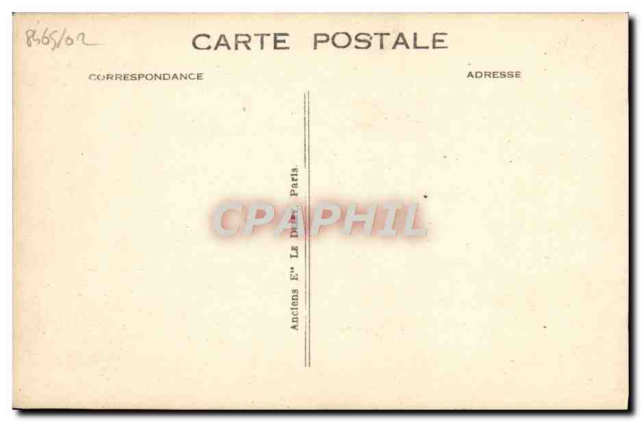 CPA Trouville Les planches — Verso