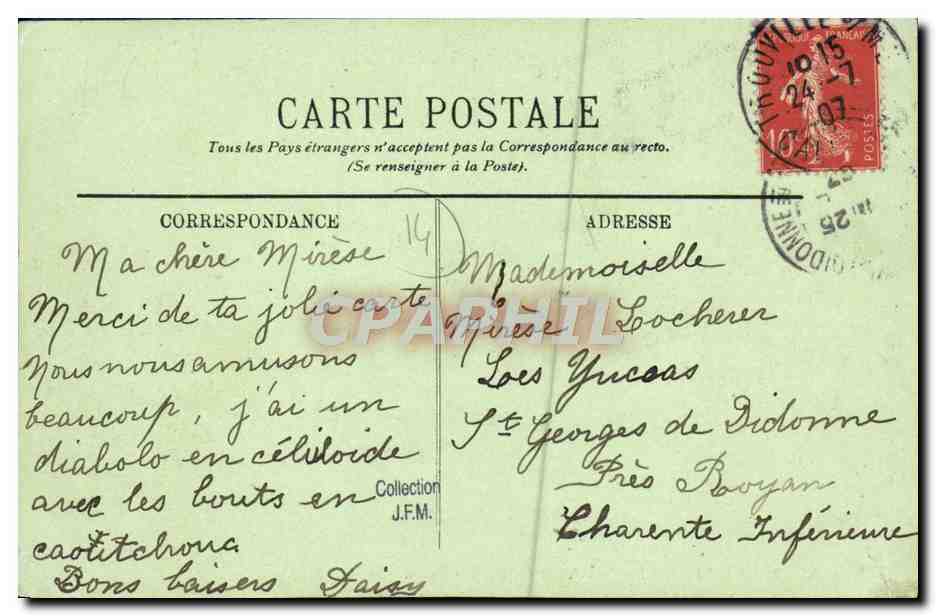 CPA Trouville Les planches et cabines des bains — Rückseite