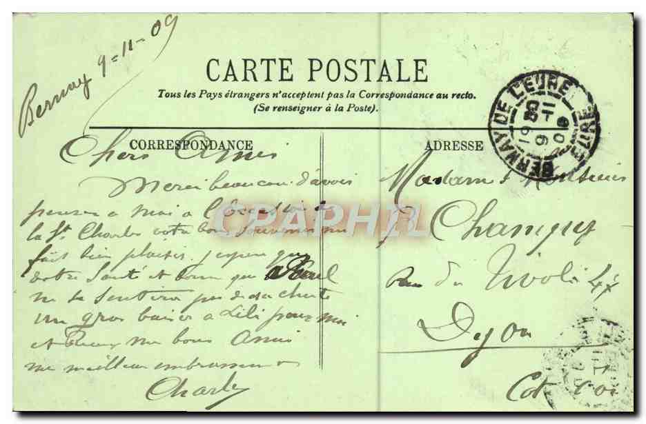 Trouville — Les Planches et le Casino — Édition Delafoy — Verso