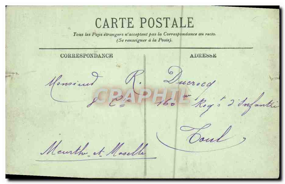 CPA Trouville Les planches — Verso
