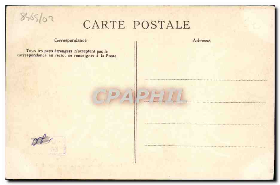 CPA Trouville Le port reserve aux matelots Bateaux — Rückseite