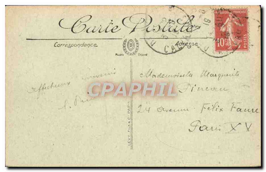 Trouville — Le Port et le Bac de Deauville — LL. n°267 — Achterkant