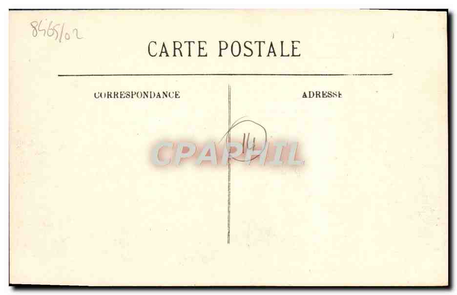CPA Trouville Le port Bateaux — Verso