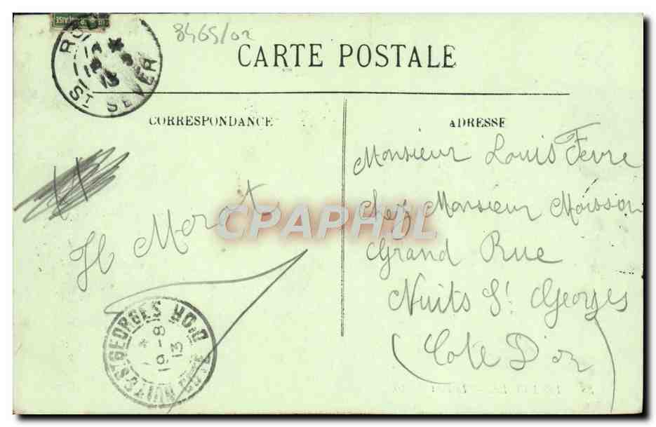 TROUVILLE — Le Port — LL. — Éditeur LL, n° 38 — Verso