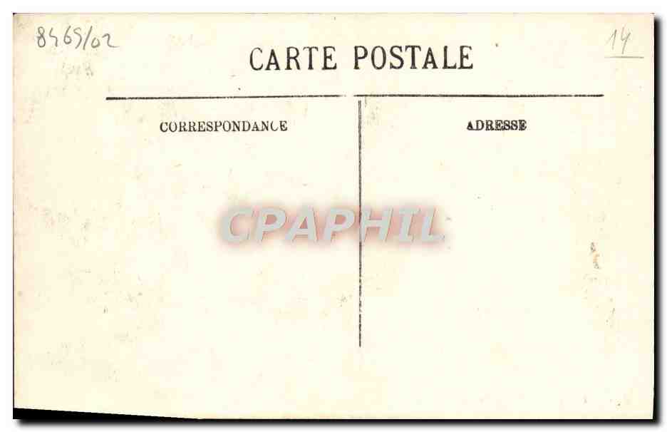 CPA Trouville Le port Bateaux — Verso