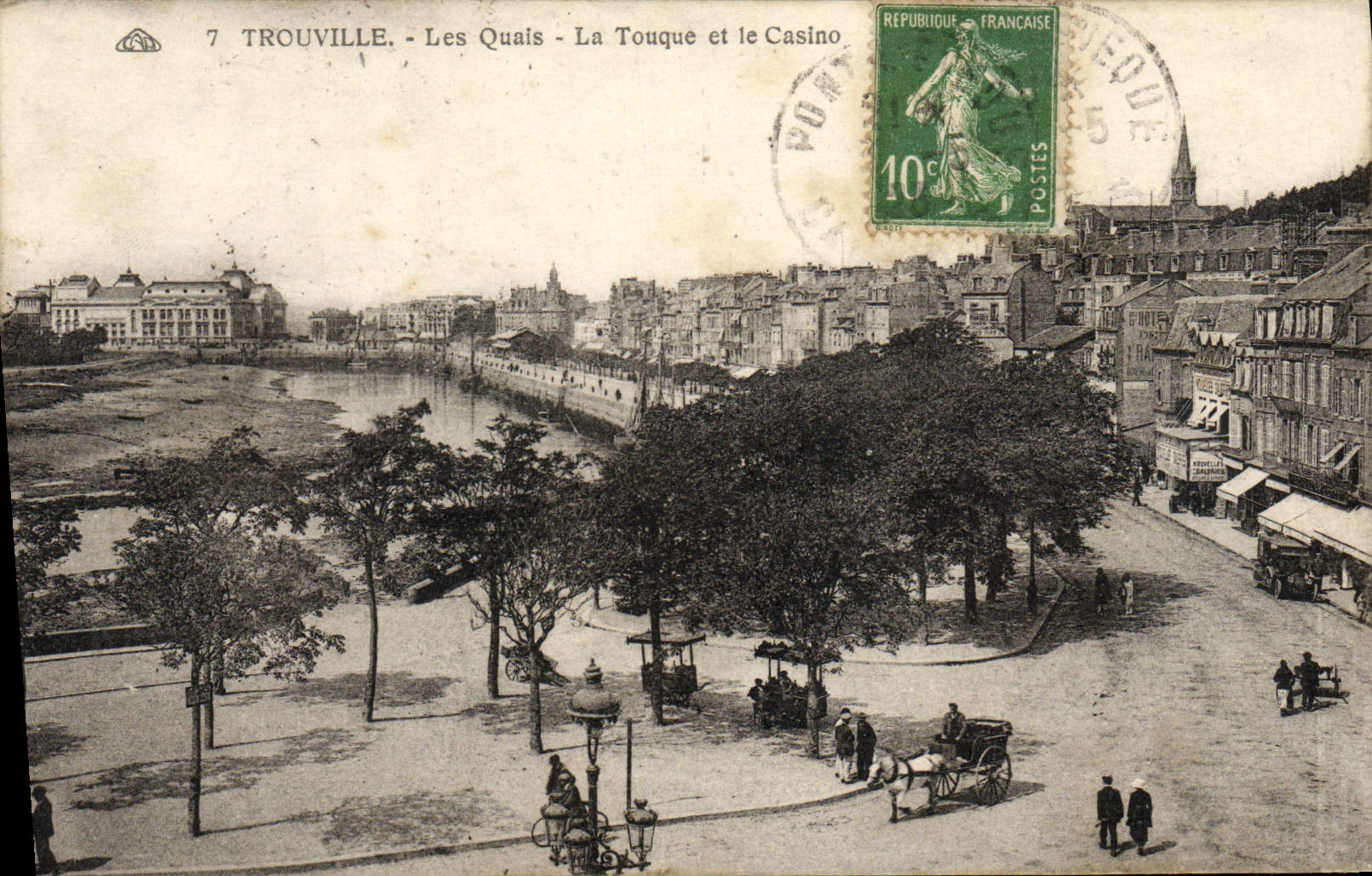 Trouville - Les Quais - La Touque et le Casino — éditeur inconnu, n°7