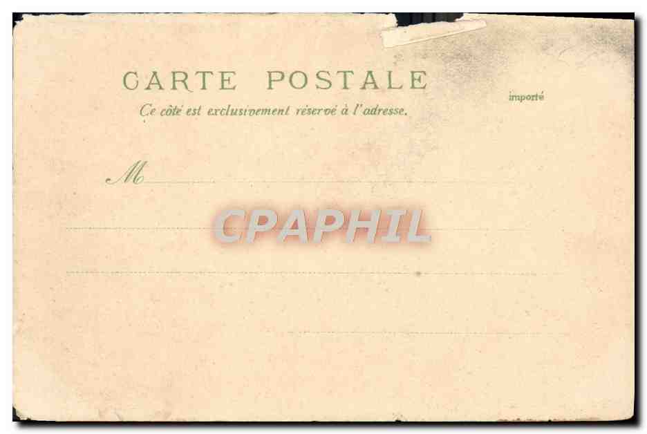Tarjeta postal antigua Trouville les quai Joinville — Reverso