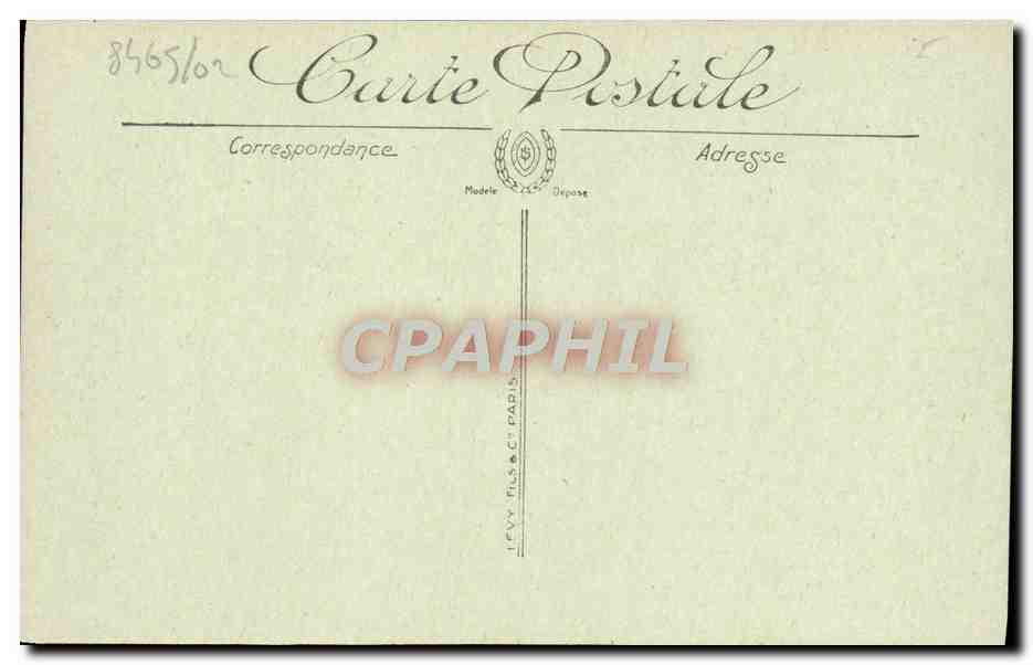 CPA Trouville Vue generale des quais — Rückseite