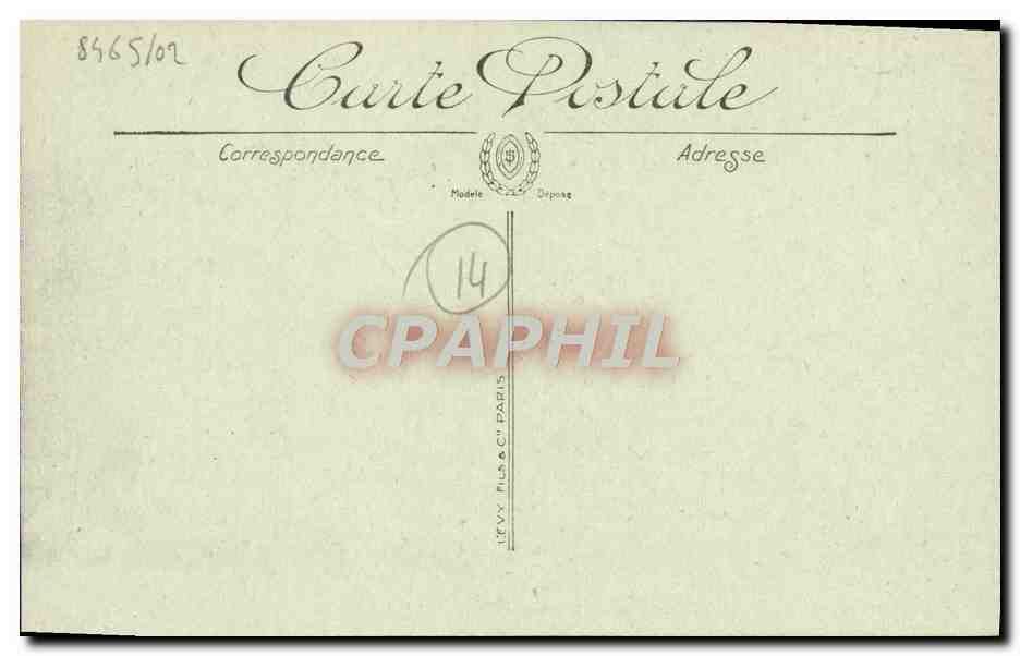 CPA Trouville Vue generale des quais — Verso
