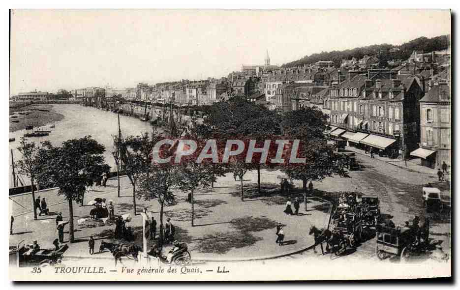 Trouville — Vista generale dei Quais — LL, n°35