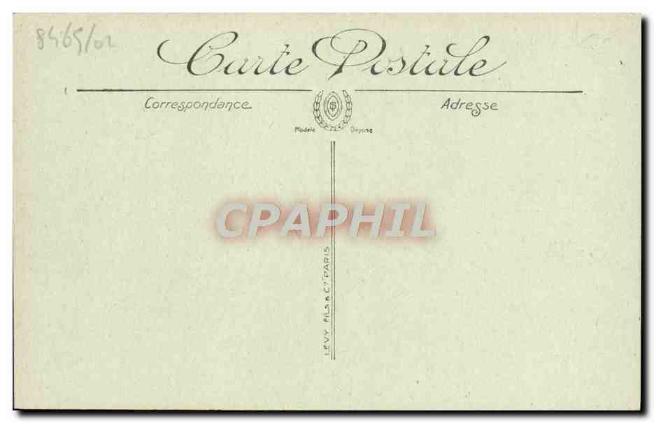 CPA Trouville Vue generale des quais — Verso