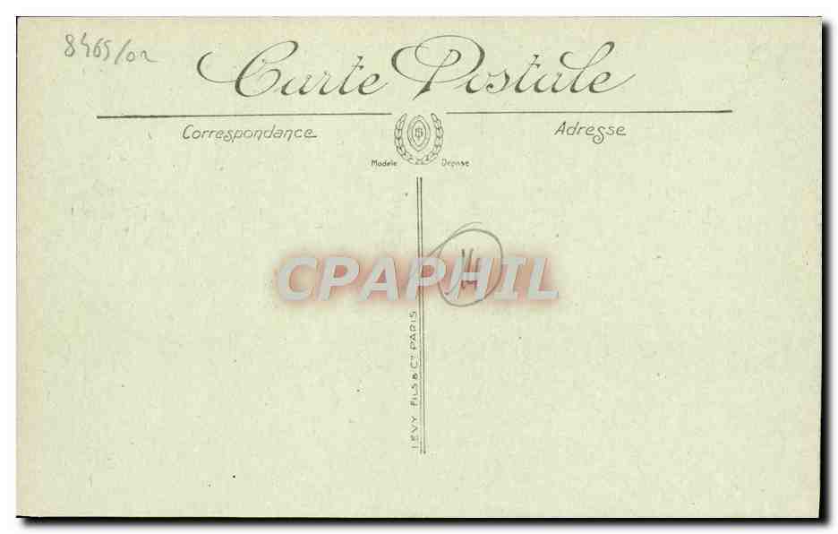 CPA Trouville Vue generale des quais — Verso
