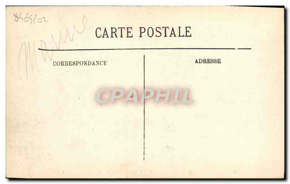 CPA Trouville Les quais — Verso