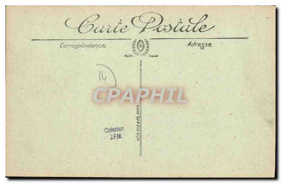 CPA Trouville Quai de joinville Pharmacie — Verso
