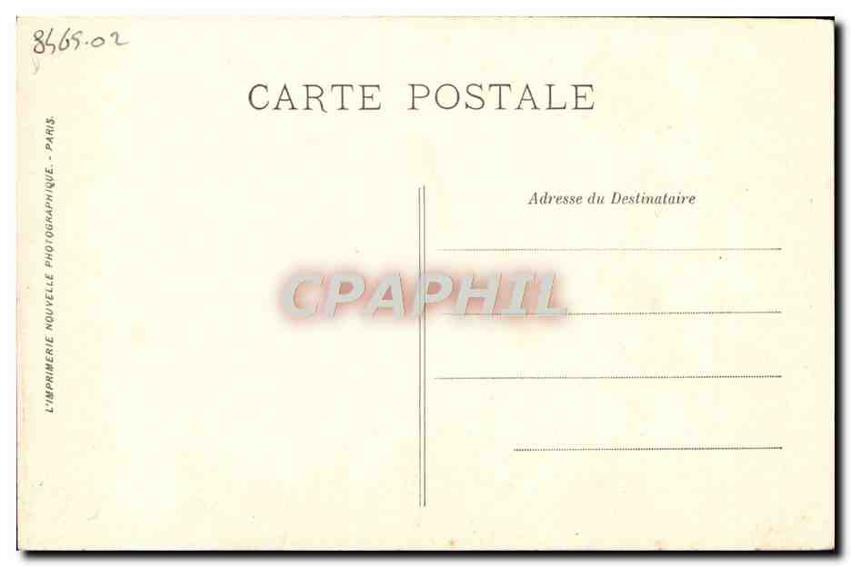 CPA Trouville La rue de Paris — Verso