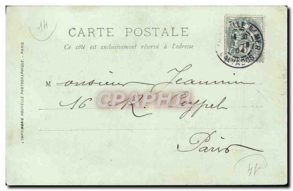 CPA Trouville la rue de paris — Rückseite