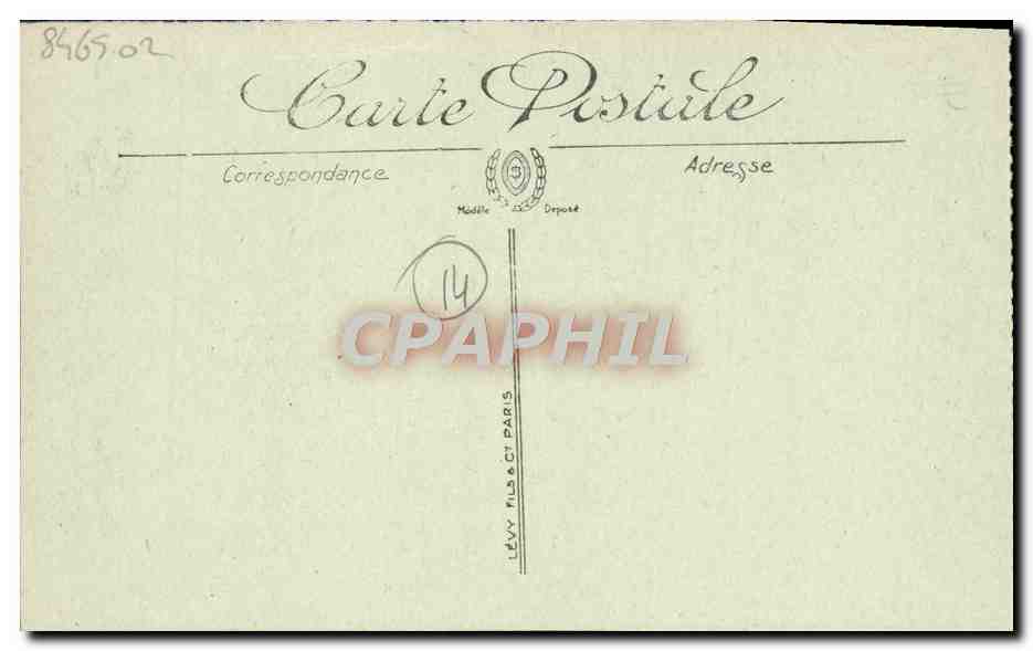 CPA Trouville Le plage et la rue de paris — Rückseite