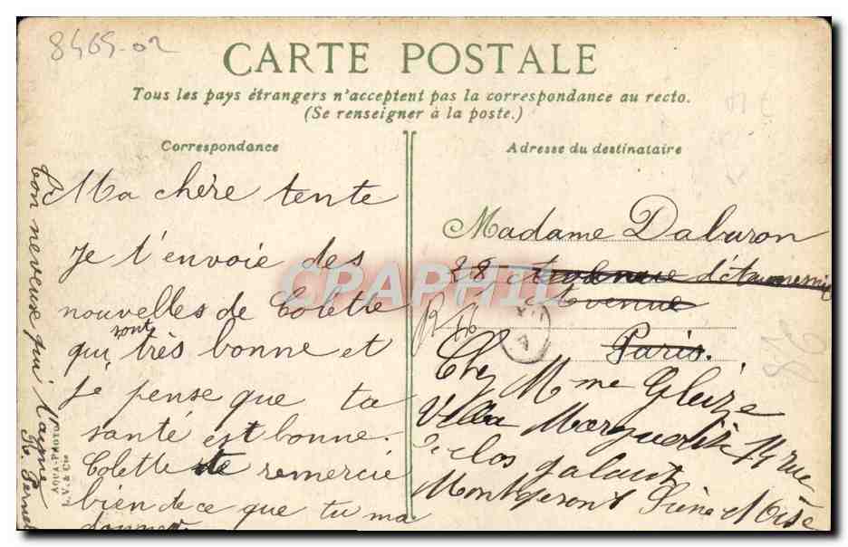 TROUVILLE - Les villas et châlets — éditeur A. V. & Cie, n°17 — Verso