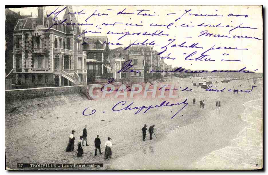 CPA Trouville Les villas et chalets