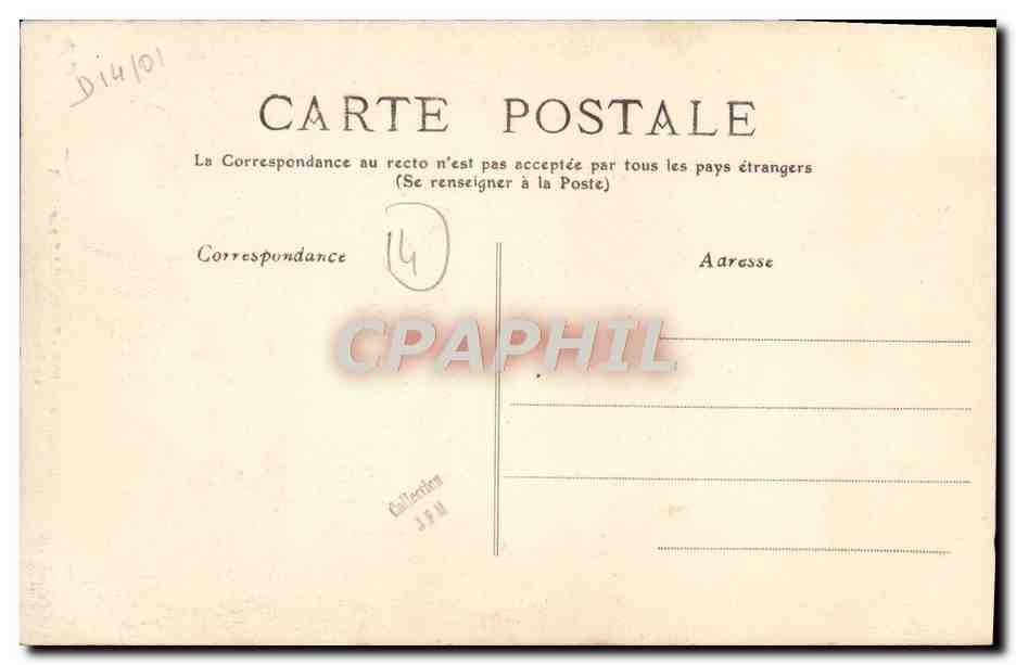 CPA Trouville sur mer la tour Malakoff — Verso