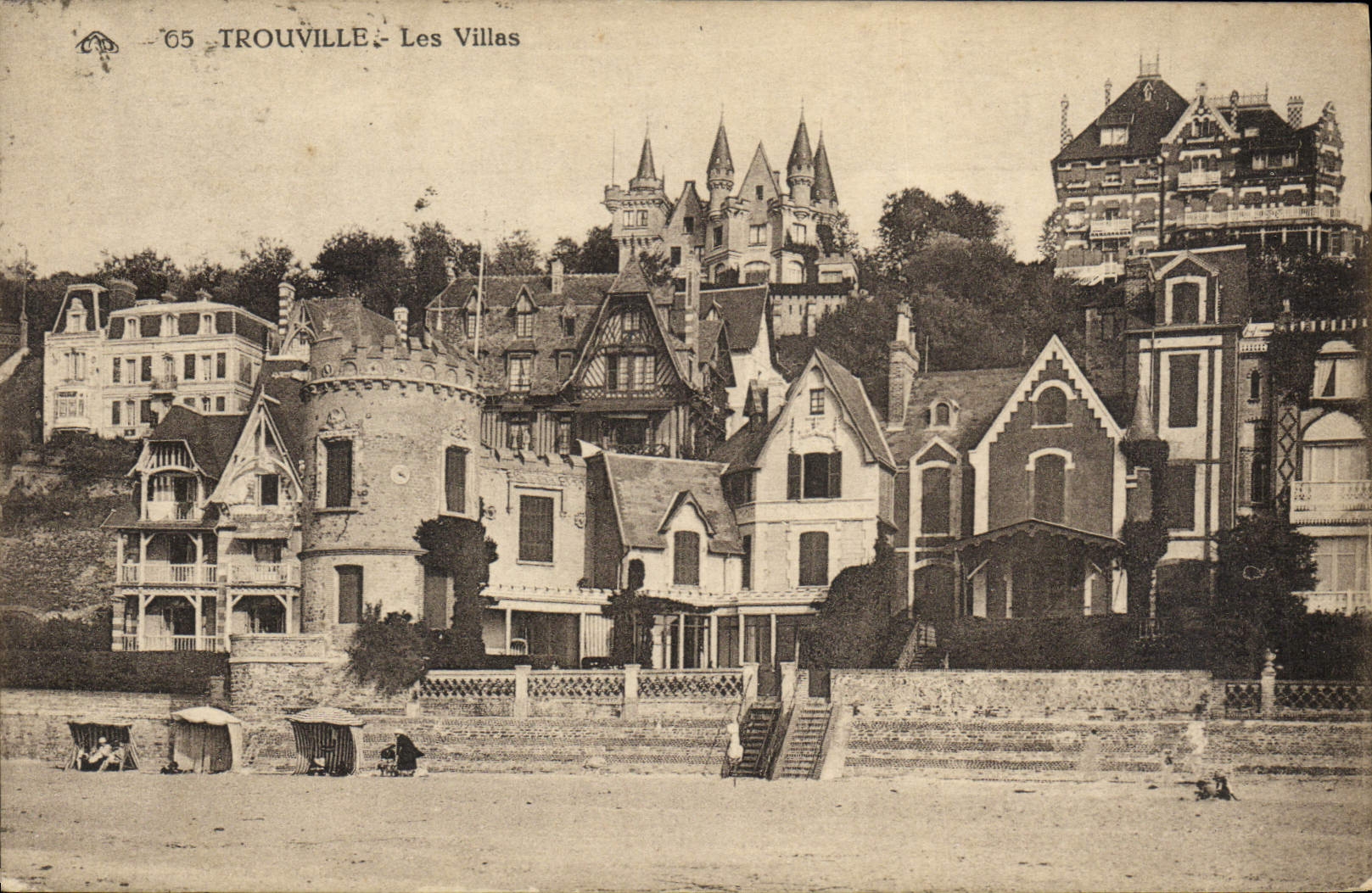 Trouville - Les Villas — éditeur anonyme, n° de série 65