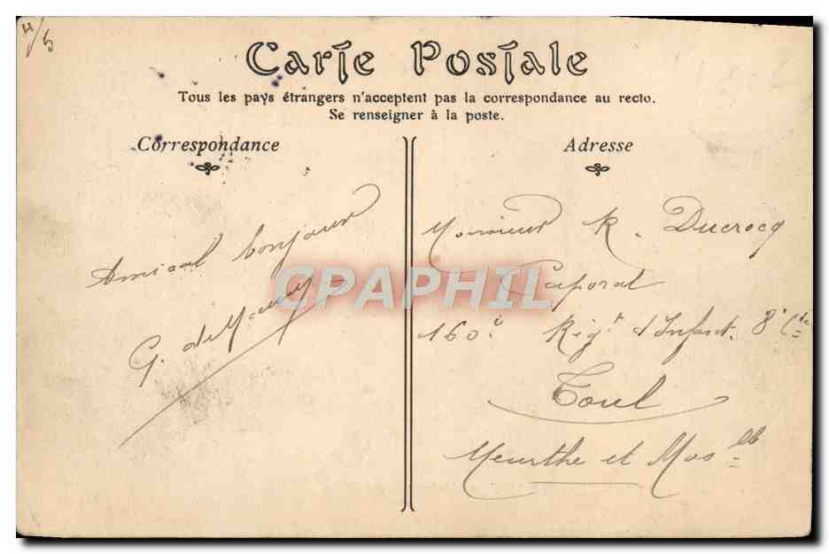 Trouville-sur-Mer — Normannische Villa — G. de Mounier, ND Phot — Rückseite