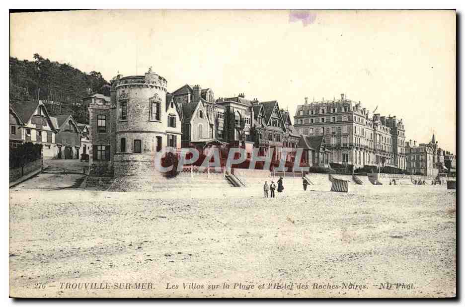 Trouville-sur-Mer — The Villas on the Beach and the Hotel des Roches-Noires — ND Phal, n° 276