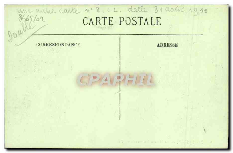 CPA Trouville La maison normande — Verso