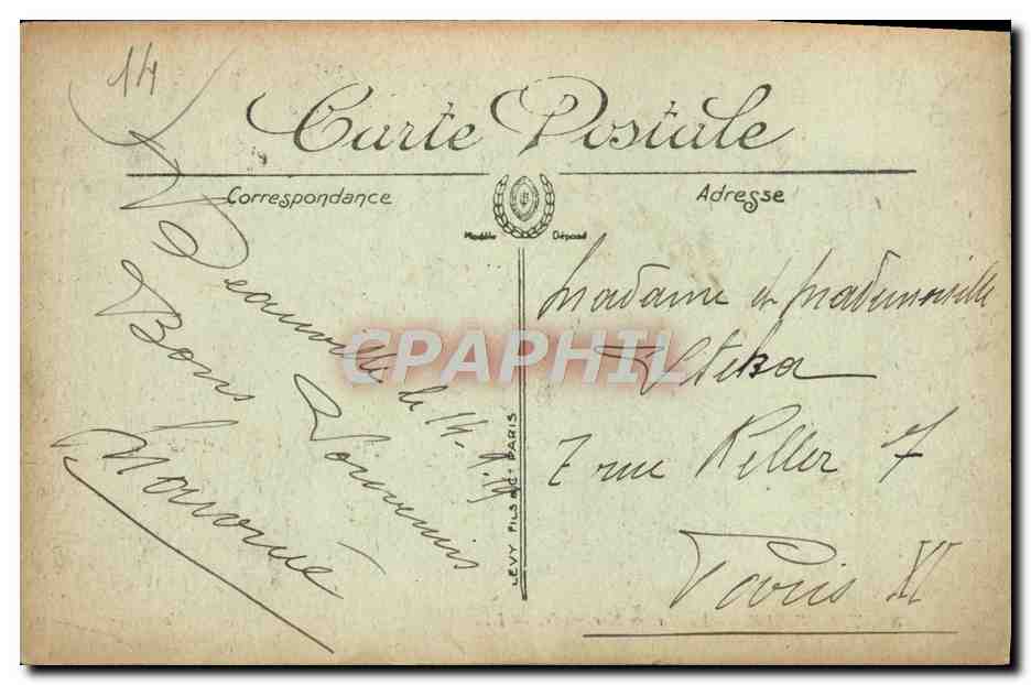 CPA Trouville La maison normande — Verso