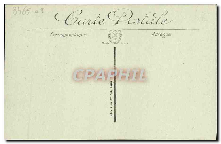 CPA Trouville Les villas et la plage — Verso