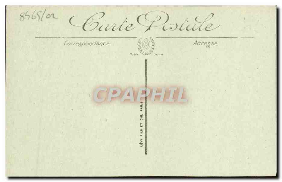 CPA Trouville Les villas et la plage — Verso