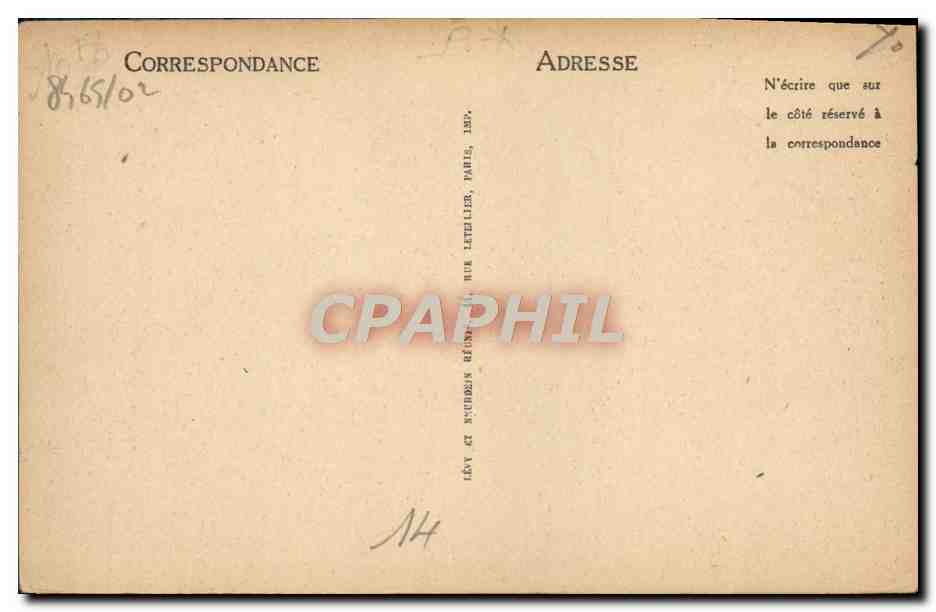 CPA Trouville La reine des plages vue generale — Verso