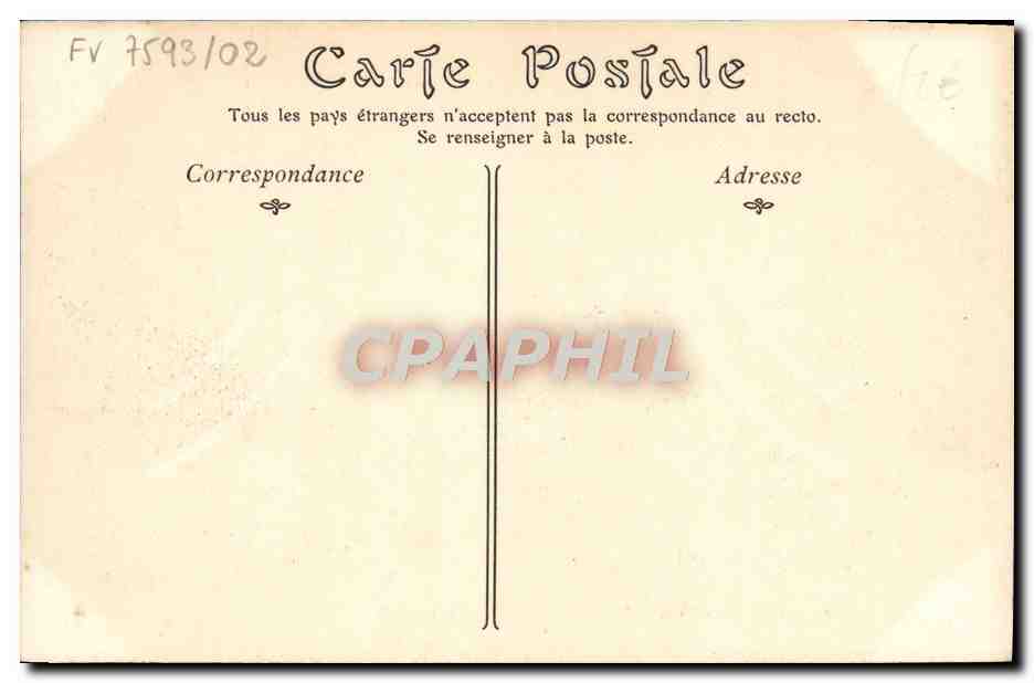CPA Trouville Sur Mer Vue generale des villas — Verso