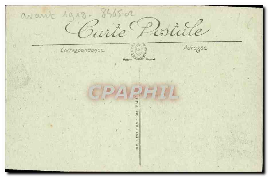 CPA Trouville Deauville vue generale prise des Fremonts  — Rückseite