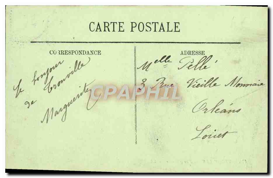 CPA Trouville vue generale — Verso