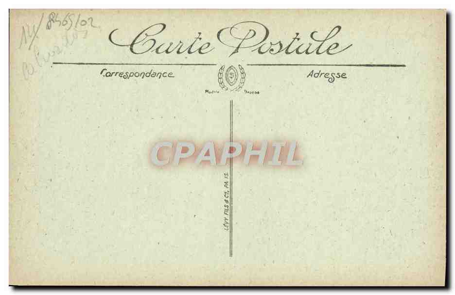 Trouville — Vue générale vers le Port et Deauville — LL. n° 177 — Verso