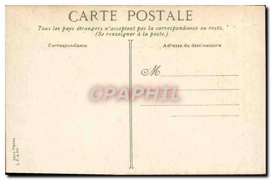 CPA Trouville Le bac a maree haute — Rückseite