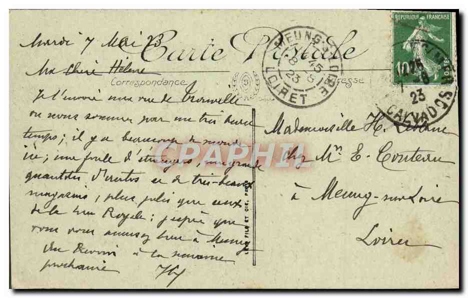 CPA Trouville Deauville Le bac Bateaux — Rückseite