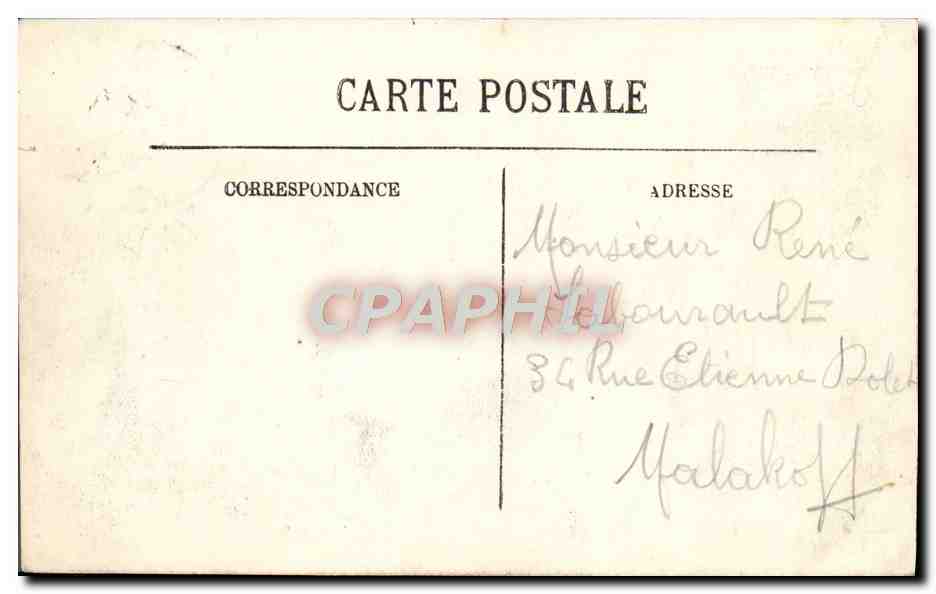 CPA Trouville Deauville Le bac Bateaux — Verso