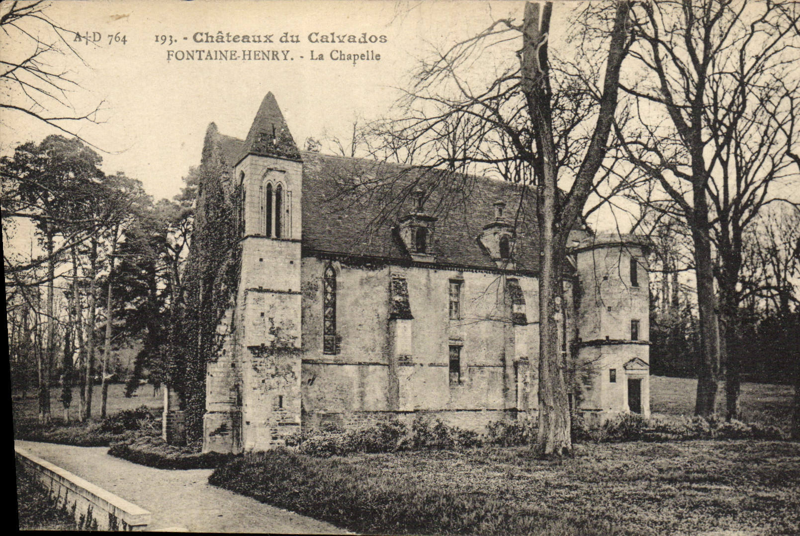 Fontaine-Henry - Die Kapelle — Schlösser des Calvados — A. Dubosy, Verlag
