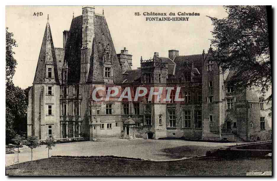 Schlösser der Calvades — Fontaine-Henry — A. Dubosq, Verlag (Calvados)