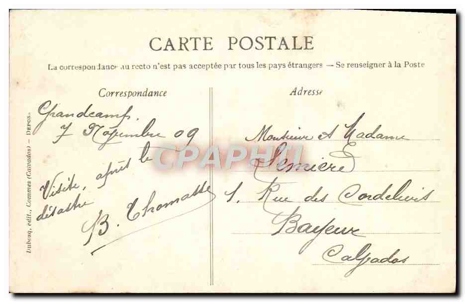 Grandcamp-les-Bains — Le Départ — A+D, n°11 — Reverso