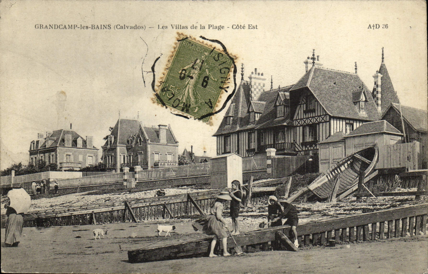 Grandcamp-les-Bains (Calvados) — Les Villas de la Plage - Côté Est — A+D 26