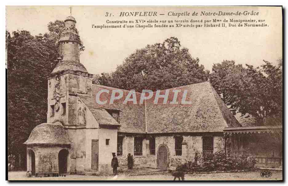 CPA Honfleur Chapelle de Notre Dame De Grace